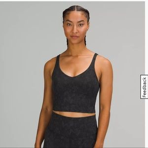 Lululemon align crop tank top in Hideaway Camo Deep Coal Multi